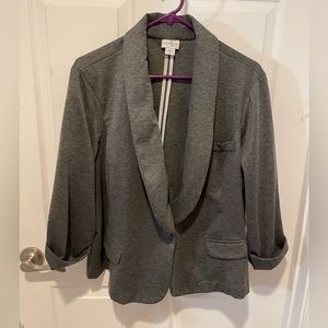 Jaclyn Smith charcoal blazer